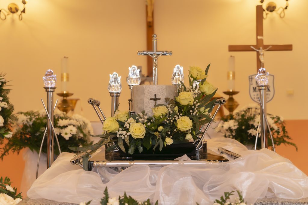 Wystrój ceremonii pogrzebowej